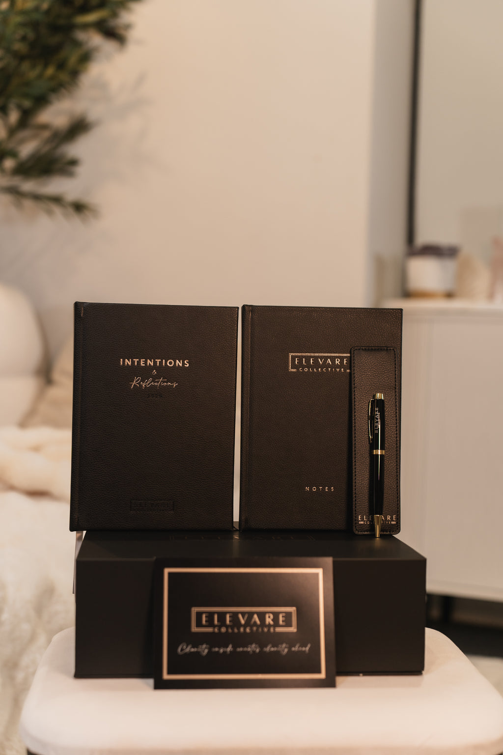 Elevare Collective 4 Piece Gift Box Eclipse — full gift set contents