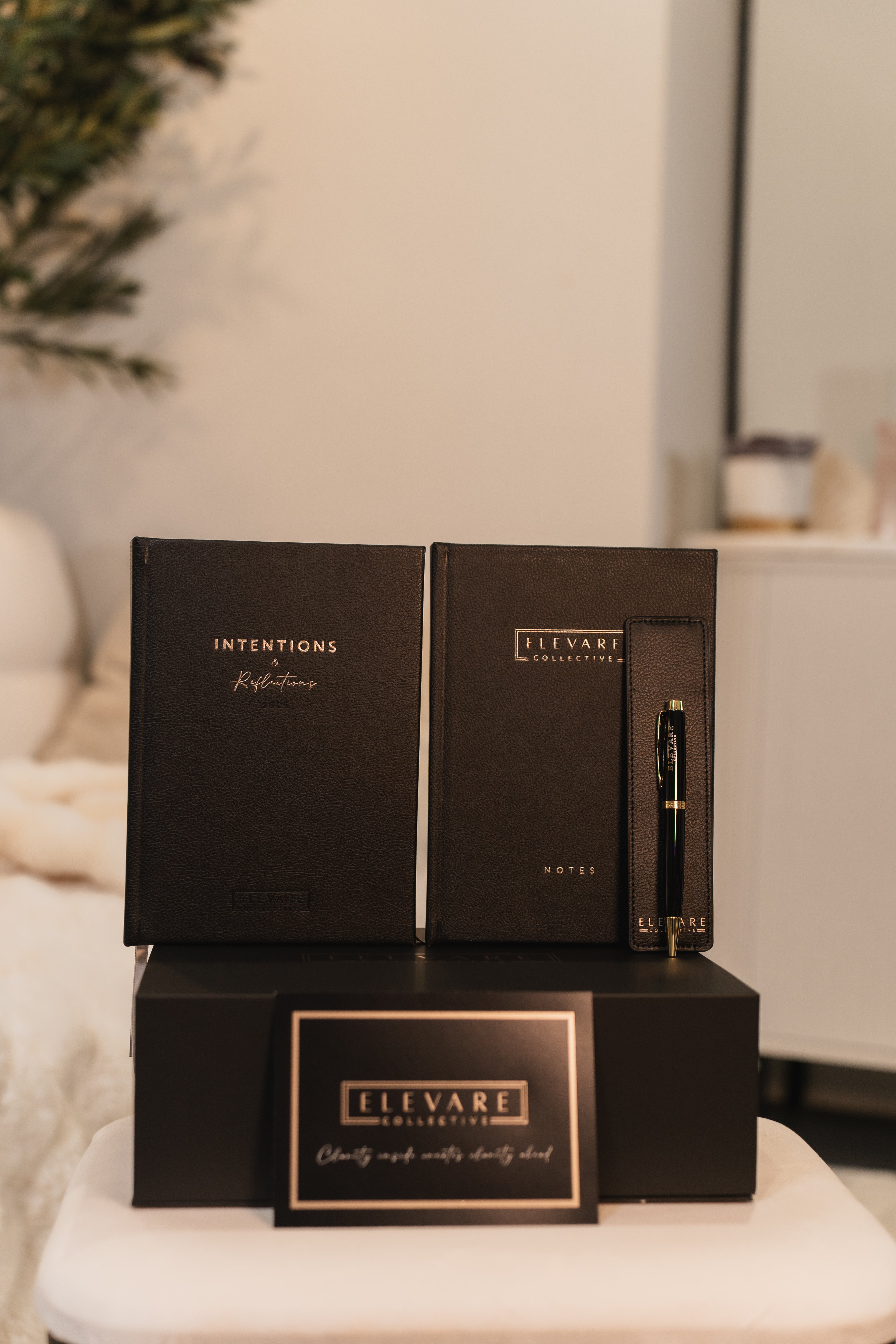 Elevare Collective 4 Piece Gift Box Eclipse — full gift set contents
