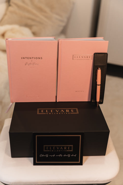 Elevare Collective 4 Piece Gift Box Rose Quartz — styled gift presentation