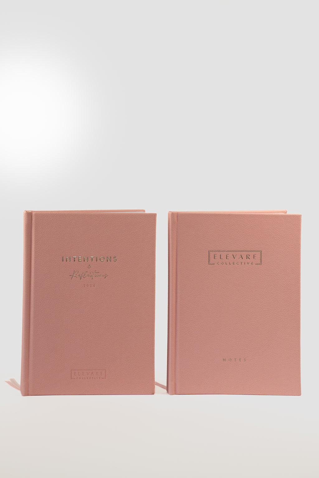 Elevare Collective Essential Duo Rose Quartz — journal and notebook gift set