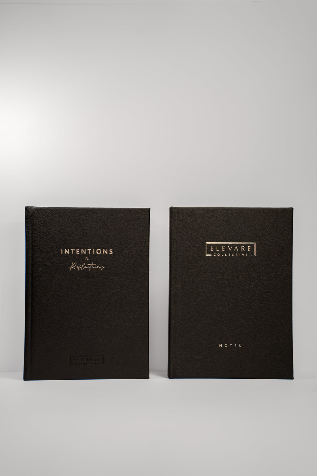 Elevare Collective Essential Duo Charcoal — journal and notebook gift set