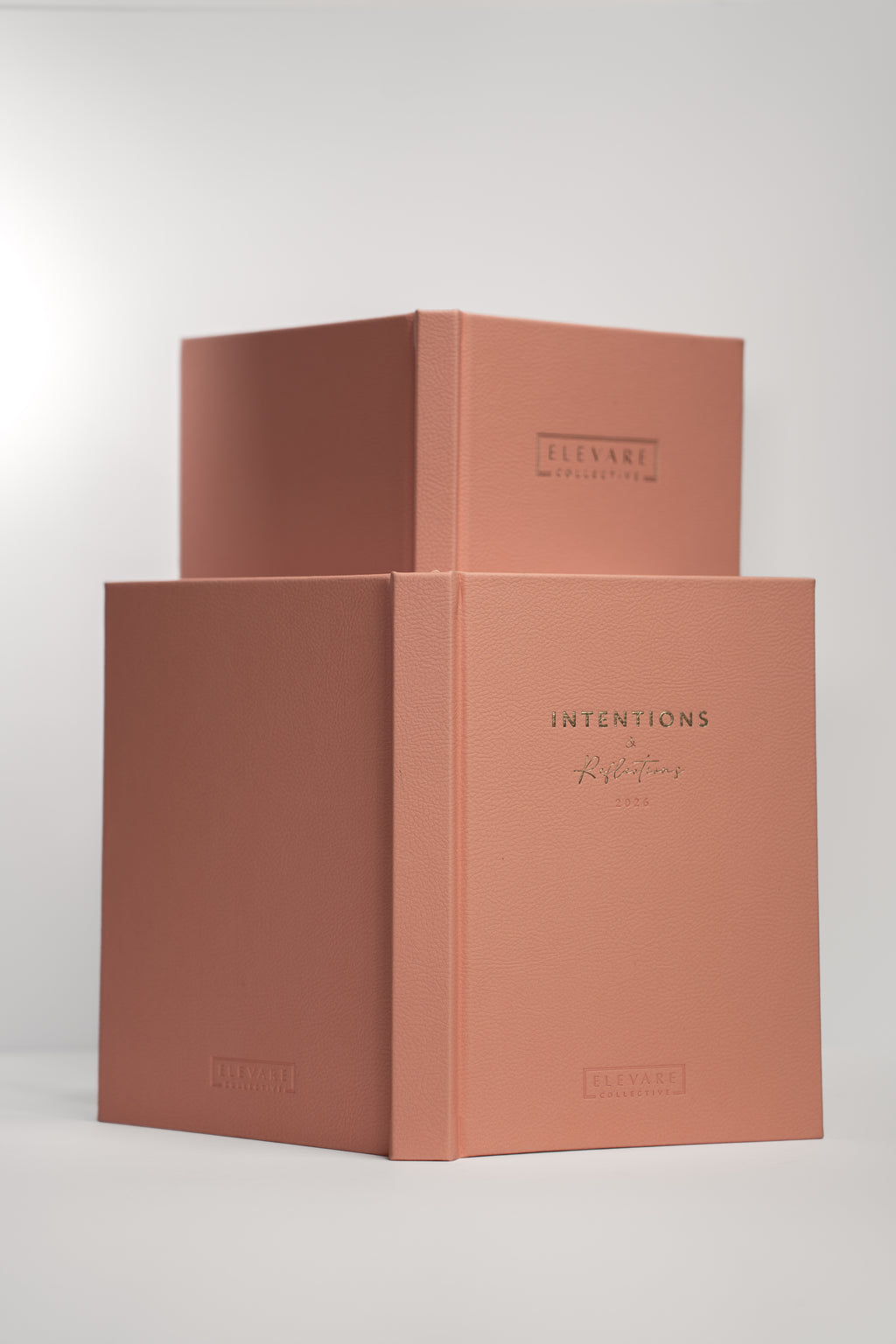 Elevare Collective Essential Duo Rose Quartz — styled flat lay